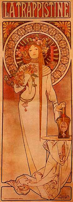 Alphonse Mucha La Trappistine